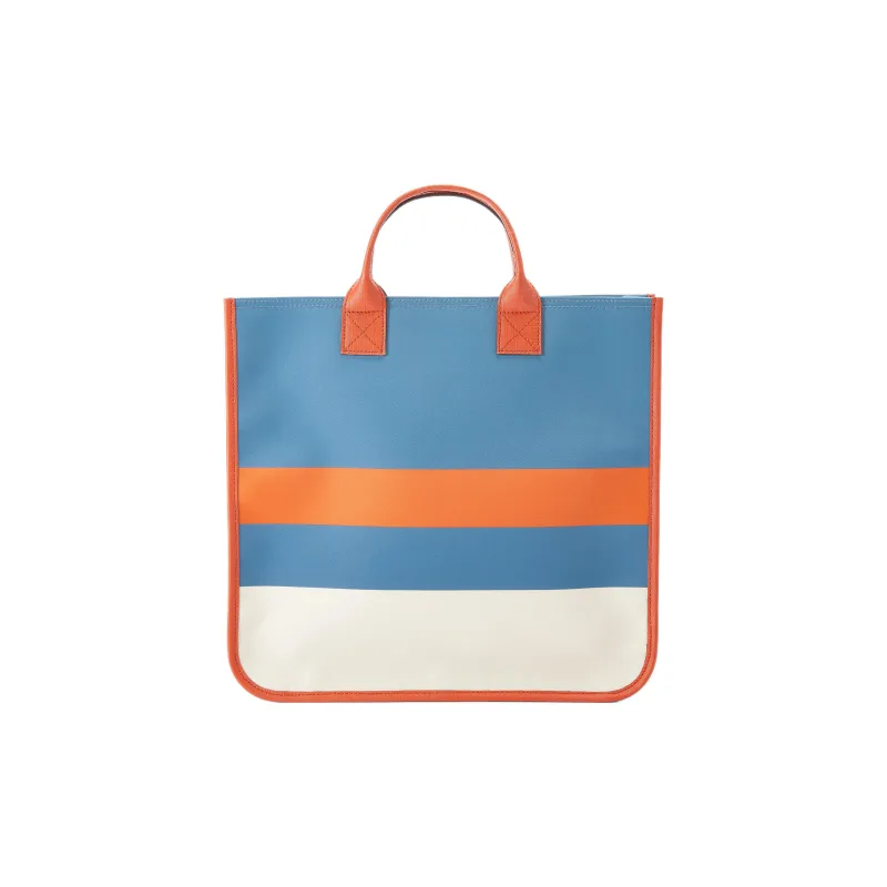 GUCCI Canvas Tote Bag Shopping Bag Handbag Regular Kids' White/Blue/Orange-2