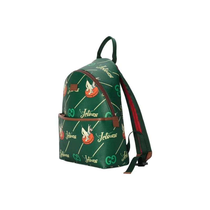 GUCCI Supreme Canvas Backpack Kids' Green-1