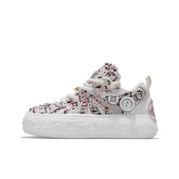 Palladium Low Top Skateboard Shoes Unisex Red White