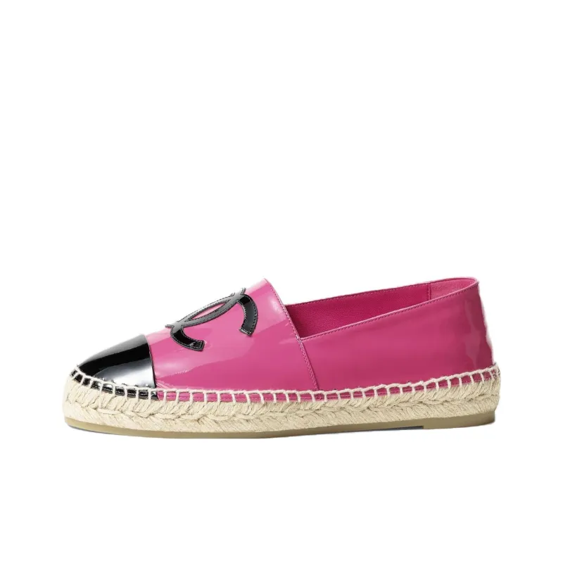 CHANEL Espadrilles Women's Peach Pink-0