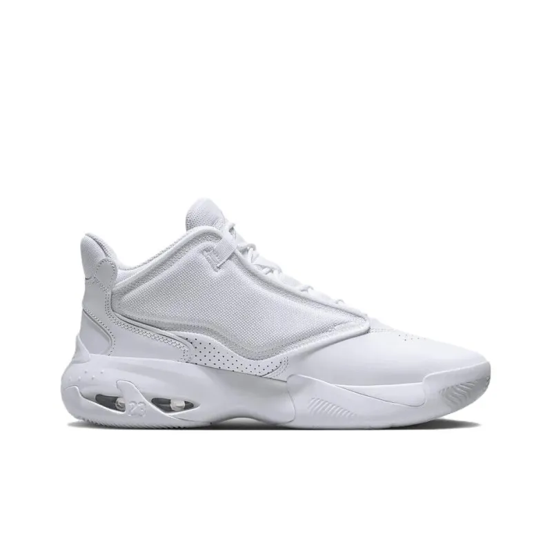 Jordan Max Aura 4 White Pure Platinum-1
