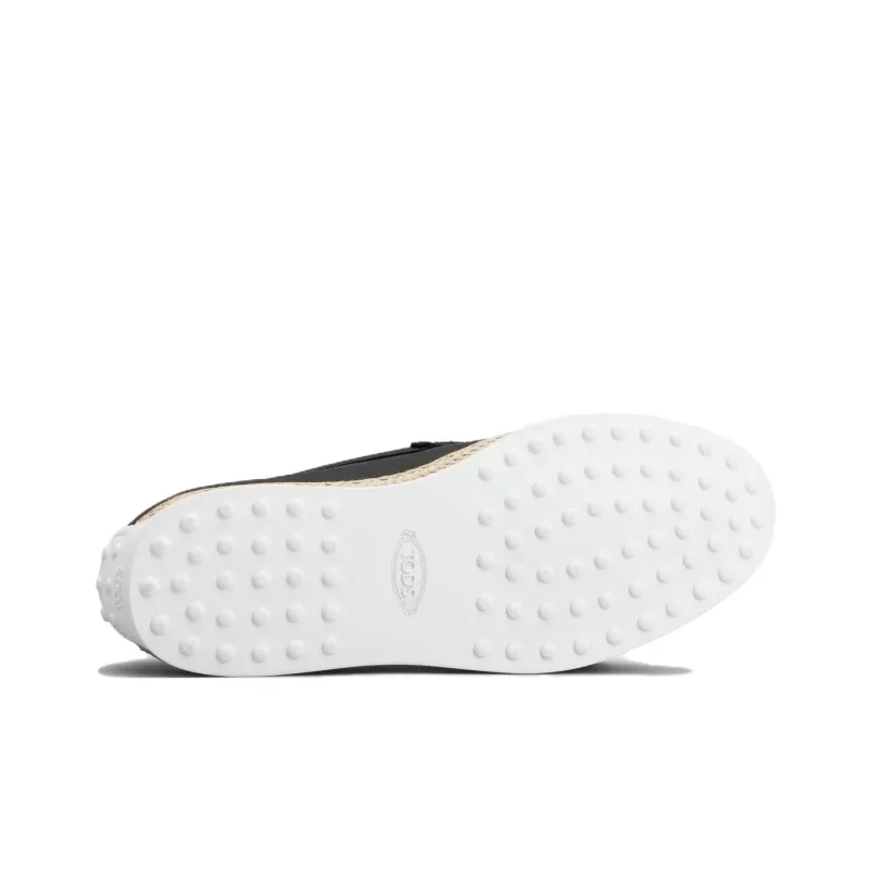 TOD'S Round Toe Slip On Loafers-3