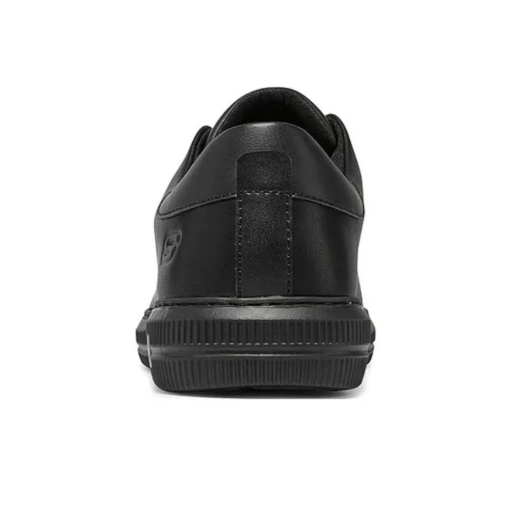 Skechers Wide Fit Breathable Low Top Casual Shoes Men's Black-4