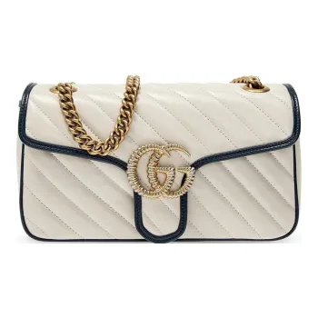 GUCCI GG Marmont Quilted Leather Crossbody Bag, Shoulder Bag Women's