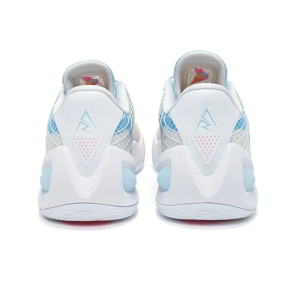 RIGORER Reeves Generation Low Top Basketball Shoes Men's White Pink Yellow-5
