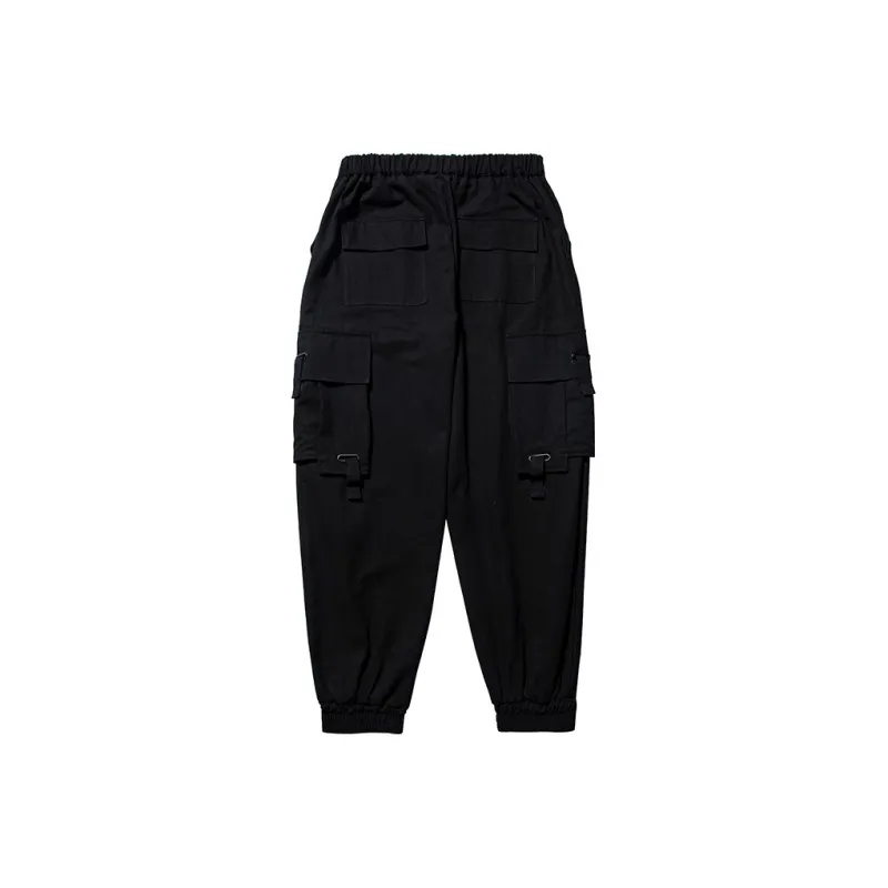 AOGZ Knitted Sweatpants Unisex Black-1