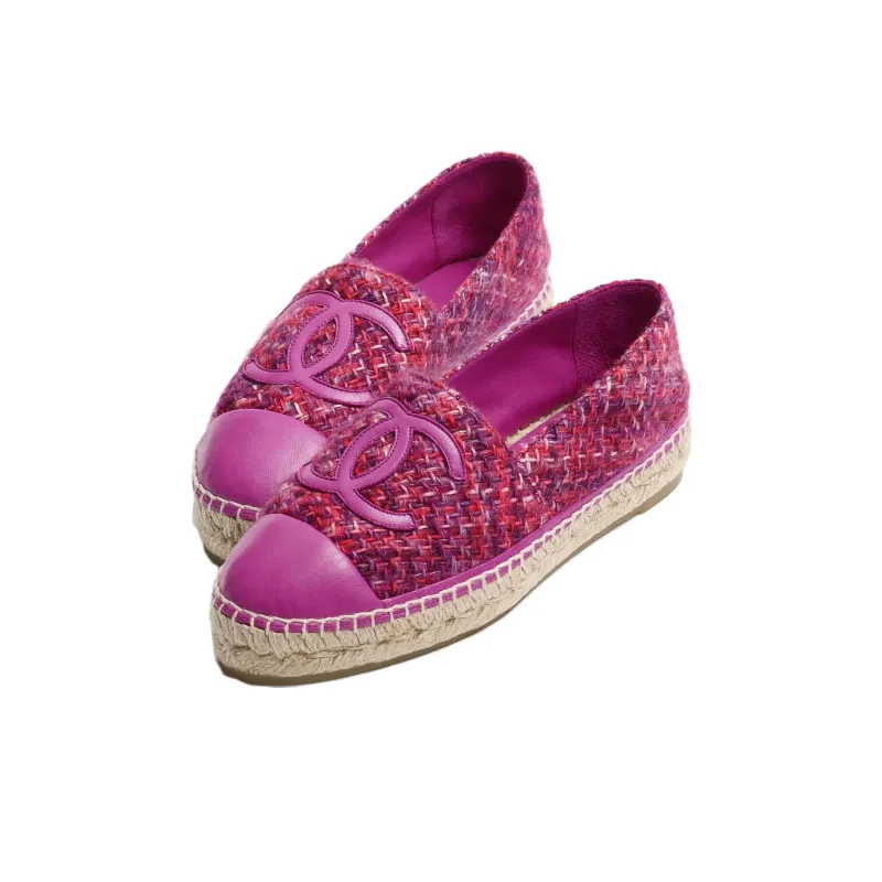 CHANEL Espadrilles Women's Pink-2