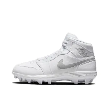 JORDAN 1 Mid Td Cleat White Grey Fog