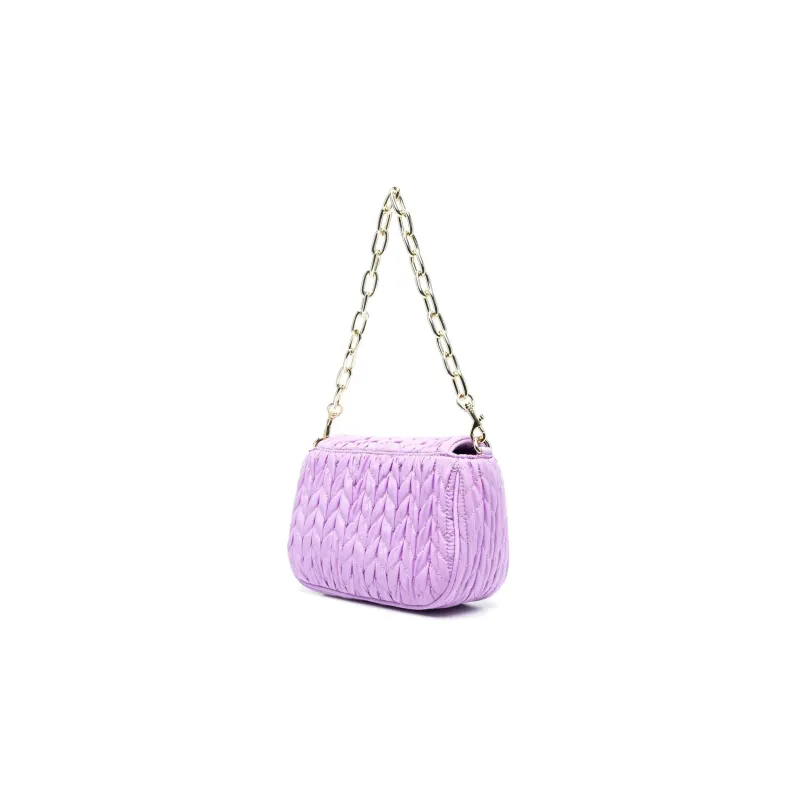 VERSACE JEANS COUTURE Artificial Leather Portable Crossbody Bag, Shoulder Bag Women's Lavender Purple-2