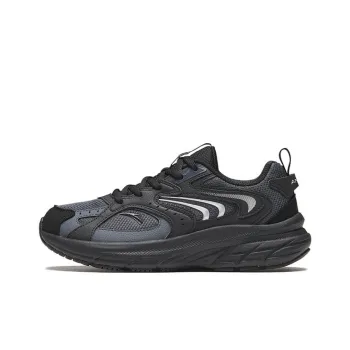 Anta AT956 Cushioning Anti Slip And Wear Resistant Low Top Retro Running Shoes Women's Black