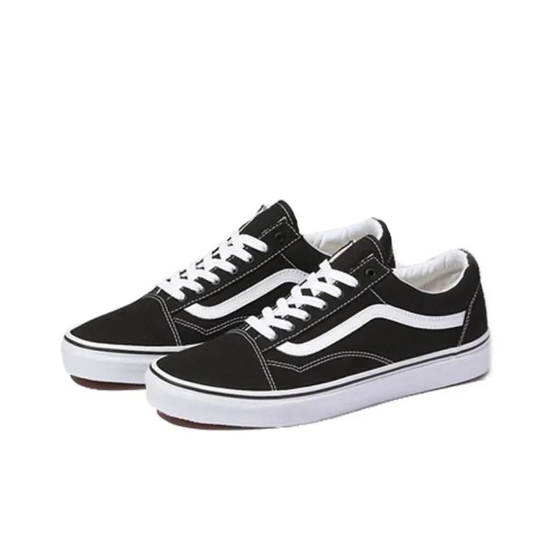 Vans Old Skool Black White White Heel Tab-1