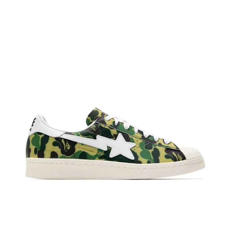 Adidas Superstar Bape Abc Camo Green-1