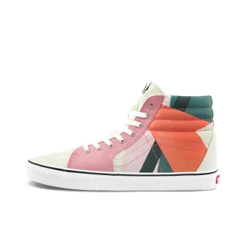 Vans MoMA X SK8 Hi Liubov Popova 'Creamyellow Black Pink'