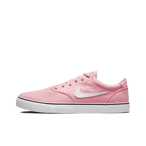 Nike SB Chron Skateboard Shoes Unisex Low-Top Pink/Black/White