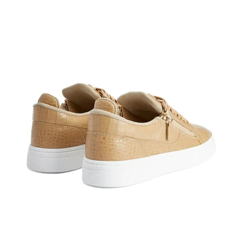 Giuseppe Zanotti Crocodile effect Leather Sneakers-4