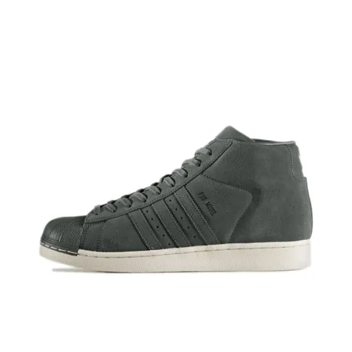 Adidas Originals Pro Model Skateboard Shoes Men Mid-Top Green