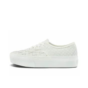 Authentic Vans Platform 'Woven Blanc De Blanc'