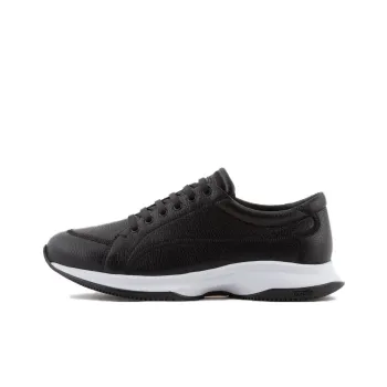GIORGIO ARMANI Low Top Casual Shoes Men's Black