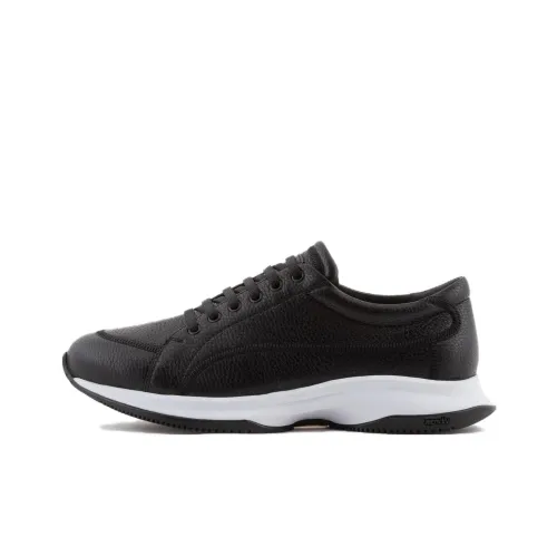 GIORGIO ARMANI Low Top Casual Shoes Men's Black