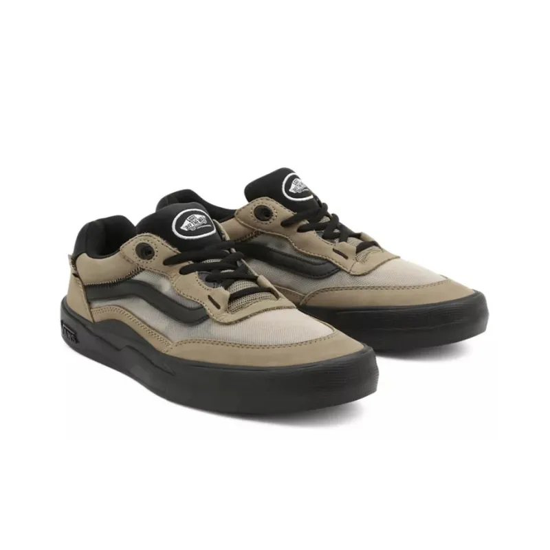 Vans Wayvee Nubuck Anti Slip And Wear Resistant Lightweight Low Top Skateboard Shoes Unisex Light Brown-2