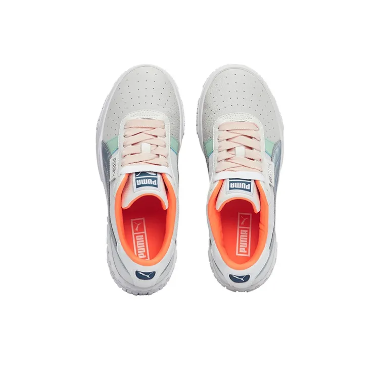 PUMA Cali Wear-resistant And Lightweight Low-Top Skateboard Shoes Women's Gray-3