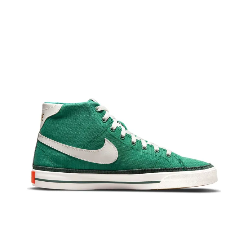 Nike Court Legacy Canvas Mid Green Noise-1