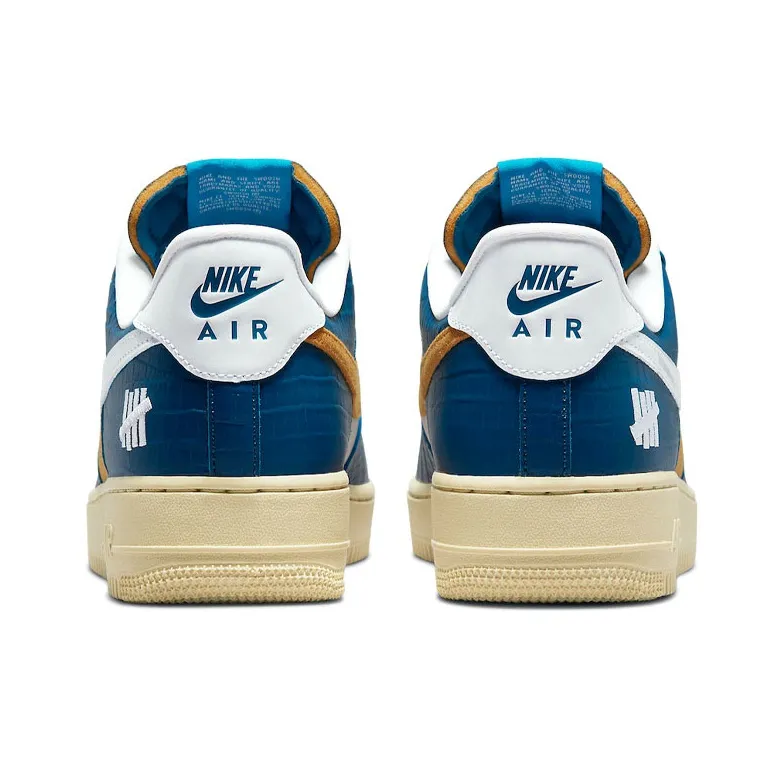 Nike Air Force 1 Low Sp Undefeated 5 On It Blue Yellow Croc-4
