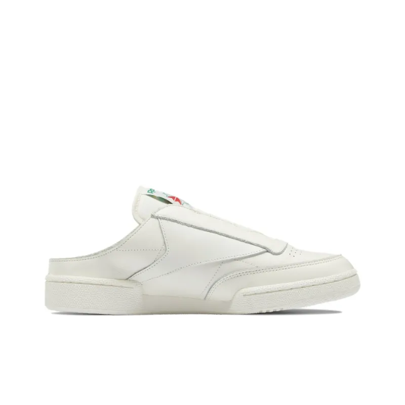 Reebok Club C Laceless Mule Chalk Glen Green-1