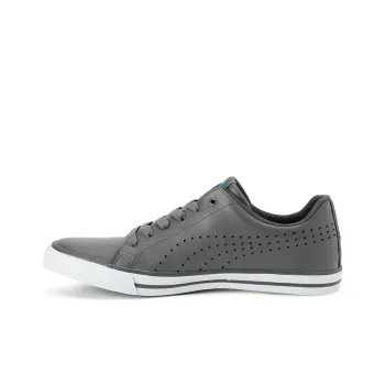 PUMA Poise Perf IDP Anti-Slip Wear-Resistant Low-Top Skateboard Shoes Unisex Gray