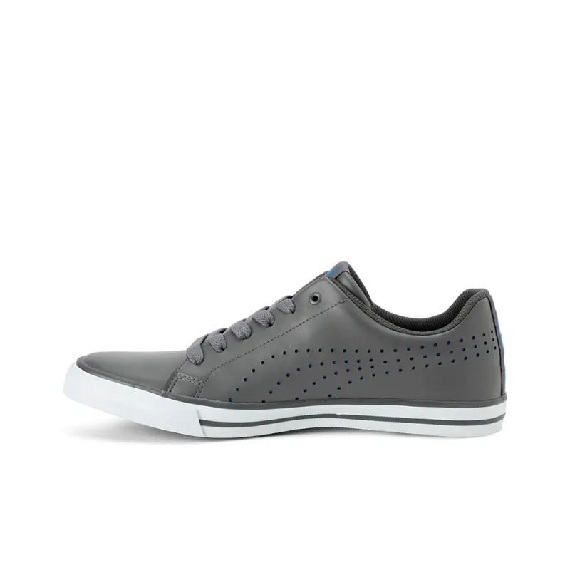 PUMA Poise Perf IDP Anti-Slip Wear-Resistant Low-Top Skateboard Shoes Unisex Gray-0
