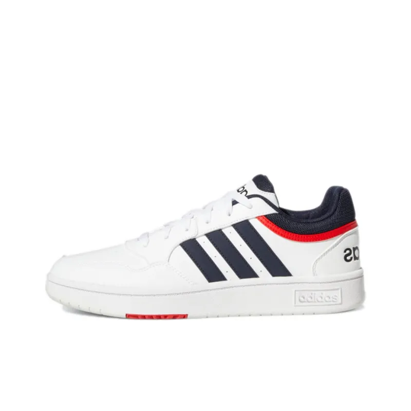 Hoops 3.0 Adidas Neo Low 'White Vivid Red'-0