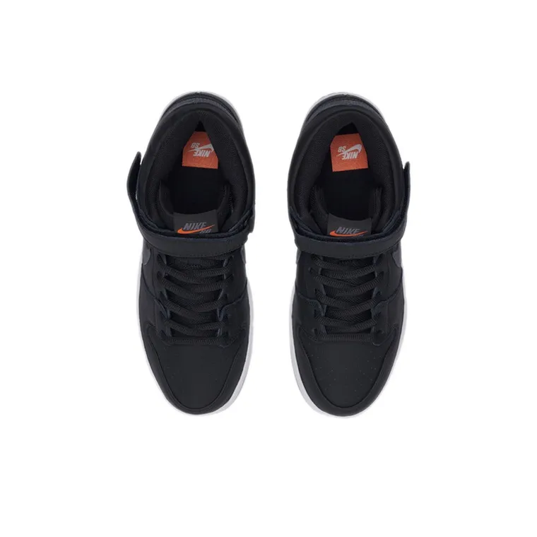 Nike Sb Dunk Mid Iso Orange Label Black Dark Grey-4
