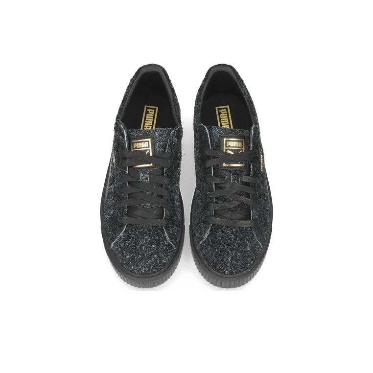 PUMA Suede Platform Elemental 'Black' Women's-2