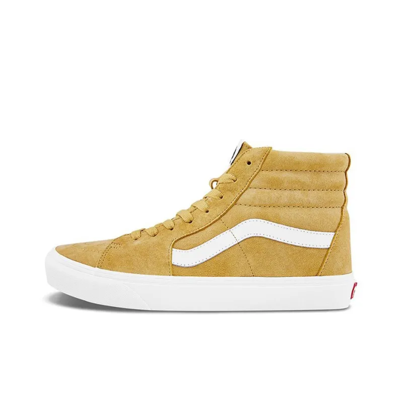 Vans SK8 Hi Brown Yellow Unisex 'Brownyellow White'-0