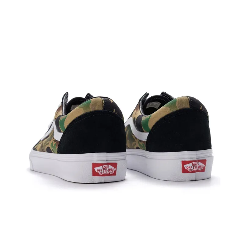 Vans Bape X Vans Old Skool Cortex Limited Black Camouflage 'Black'-4