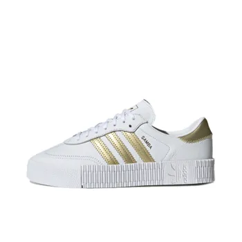 Adidas Sambarose White Gold Metallic Women's