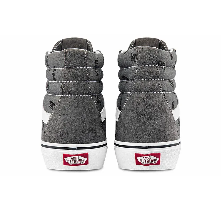 Vans Unisex SK8 High Top Sneakers Grey Gray-4