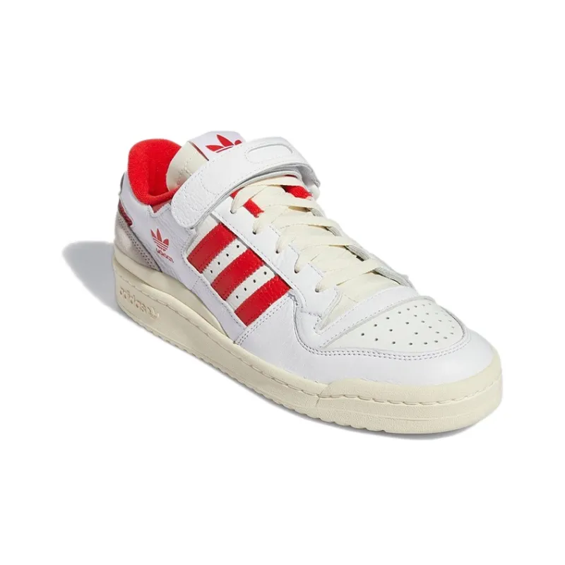 Adidas Forum 84 Low White Cream Red-2