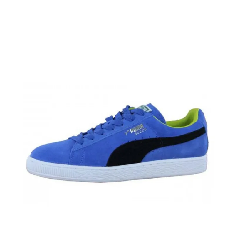PUMA Suede Classic Skateboard Shoes Unisex Low-Top Green/Yellow-0