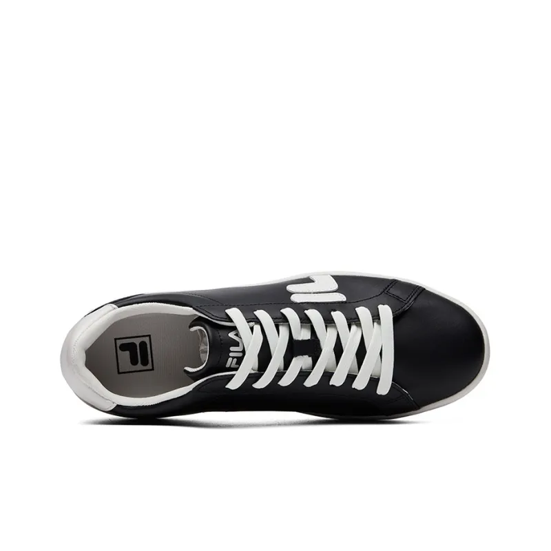 FILA Stride Low Top Skateboard Shoes Men's Black White-2