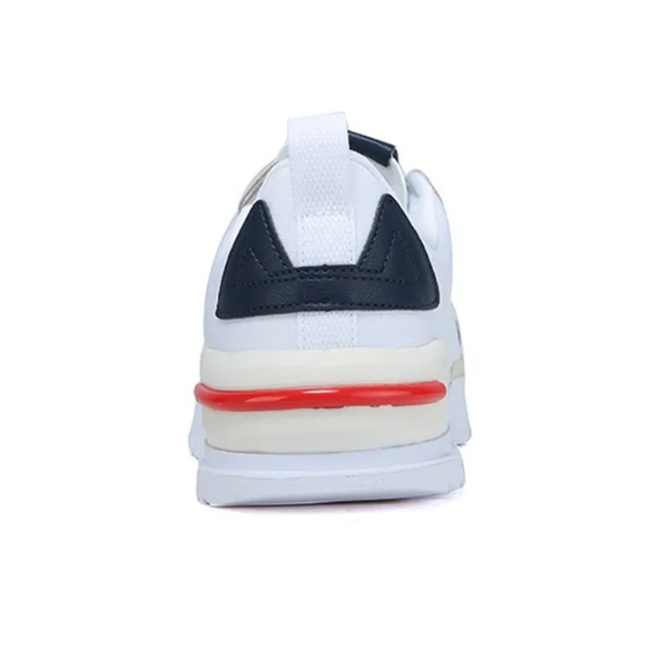 PEAK Taichi Player Anti Slip And Wear Resistant Lightweight Low Top Skateboard Shoes White Blue-4