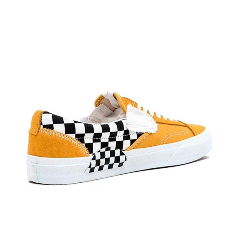 Vans Slip On Cap Checkerboard Yolk Yellow-1