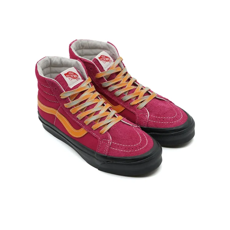Sk8 Og Vans Hi Lx 'Hairy Suede Cerise Apricot'-2