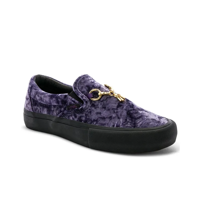 Vans Needles X Slip On 'Purple Velvet'-2