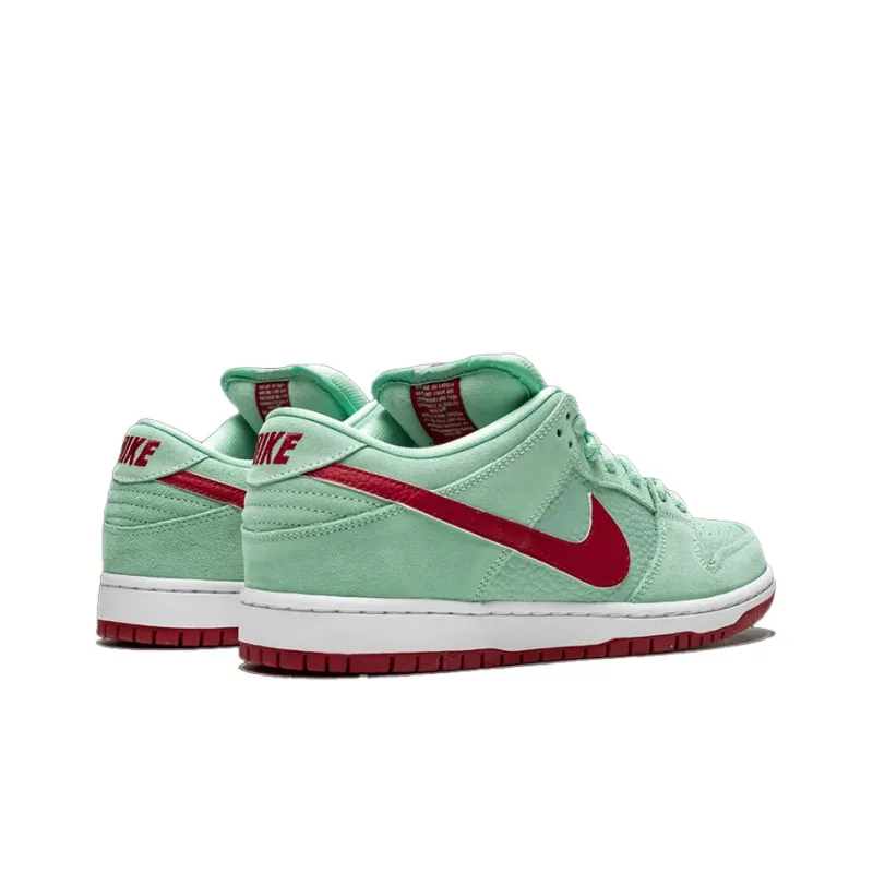 Nike Sb Dunk Low Medium Mint Gym Red-3