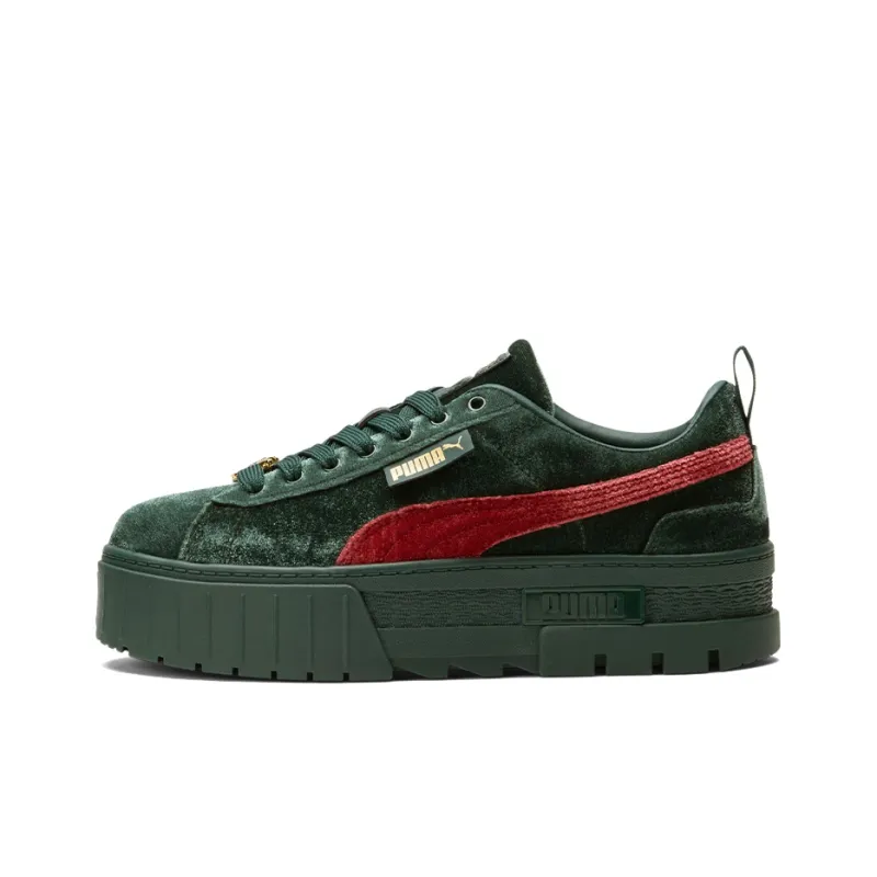 PUMA Mayze Velvet Green Gables Tibetan Red Women's-0