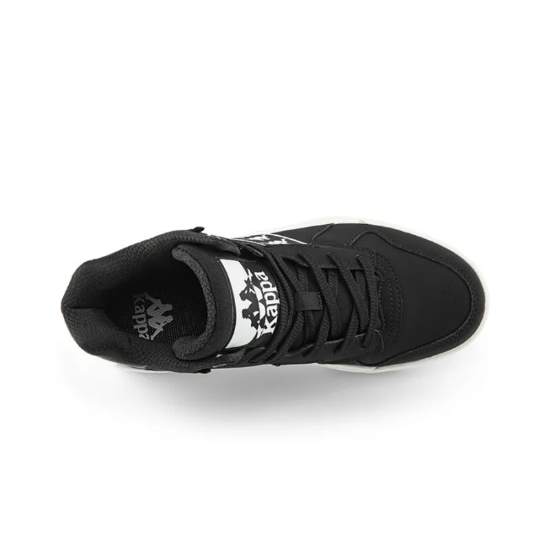 Kappa BANDA Skateboard Shoes Unisex High Top Black-2