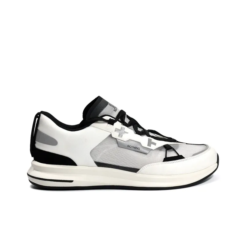 EQLZ EQUALIZER THE ROOTS BY GOKU Low-Top Skateboard Shoes Unisex Clear White-1