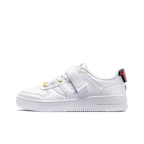 XTEP Tom And Jerry Collaboration Low-Top Skateboard Shoes Women's White
