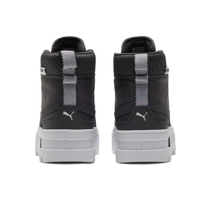 PUMA Mayze Mid Safari Casual Skateboarding Shoes Black Women's-4